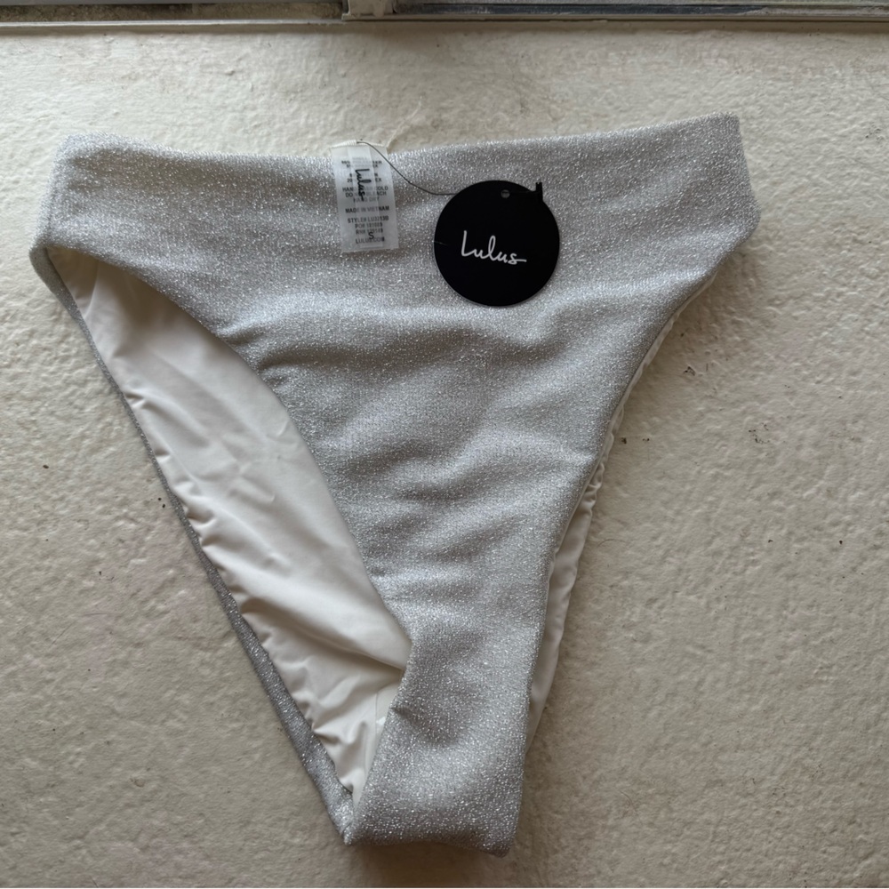 Lulu's Silver Bikini Bottom